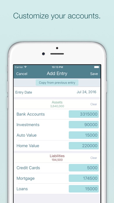 WealthPlus Net Worth screenshot 3