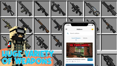 Weapons & Cars Addons for MCPE screenshot 2
