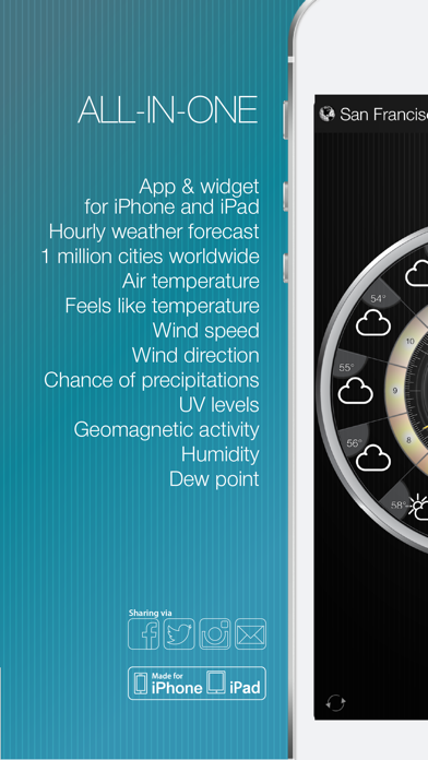 Weather Clock Widget screenshot 1
