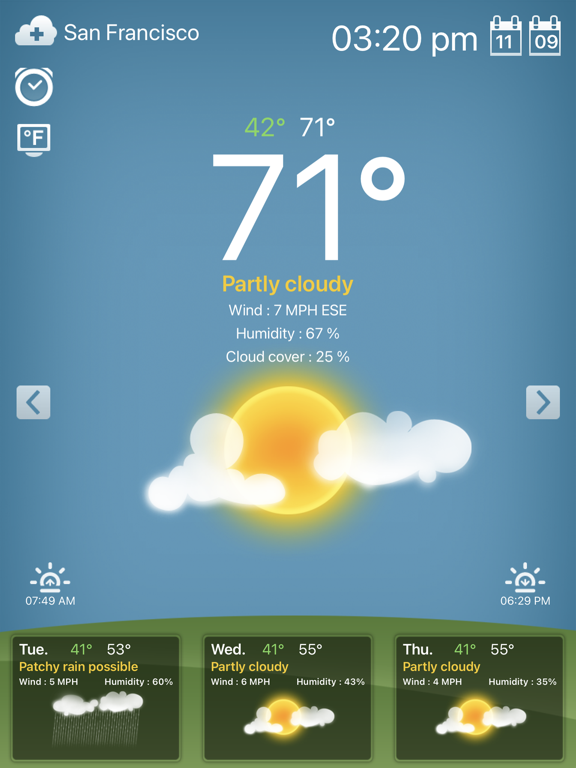 Weather for iPad! screenshot 4