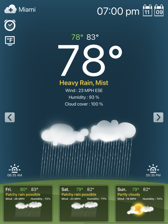 Weather for iPad! screenshot 3
