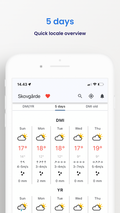 Weather from DMI and YR screenshot 3