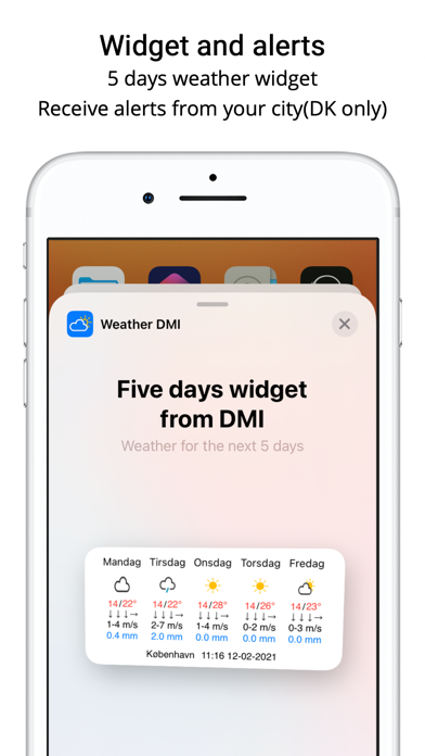 Weather from DMI and YR screenshot 1