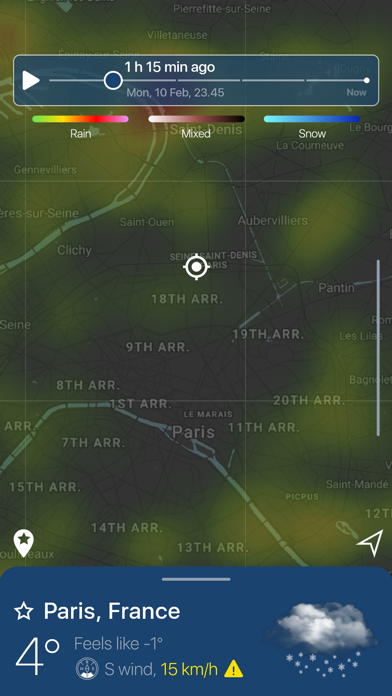 Weather Radar Live Temperature screenshot 2