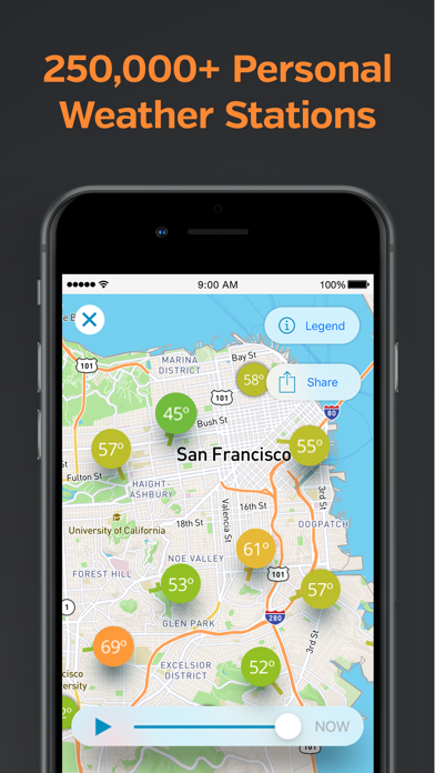 Weather Underground: Local Map screenshot 2