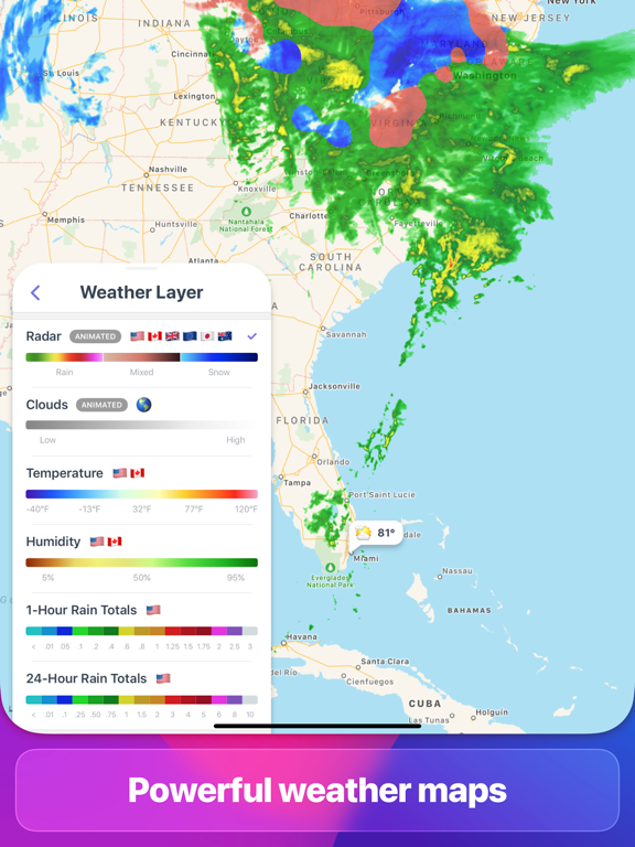 Weather Up + AccuWeather Data screenshot 2
