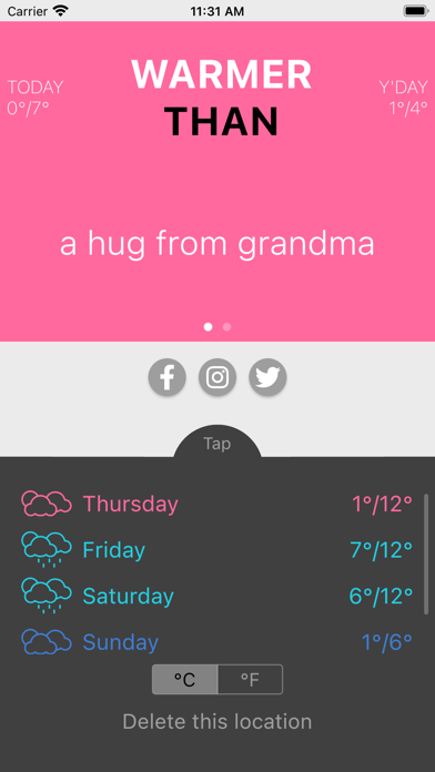 WeatherThan screenshot 1