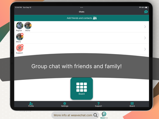 Weave Chat AAC screenshot 1