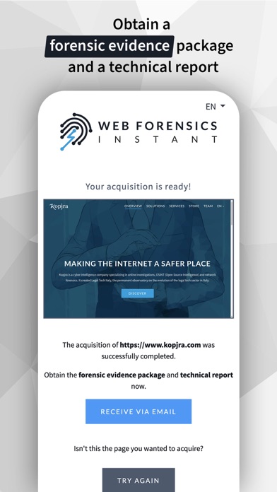 Web Forensics Instant screenshot 2
