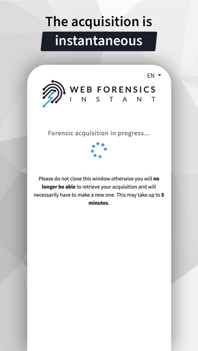 Web Forensics Instant screenshot 3