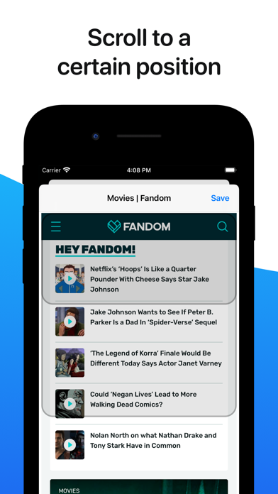 Web Widget: Webpage screenshot screenshot 2