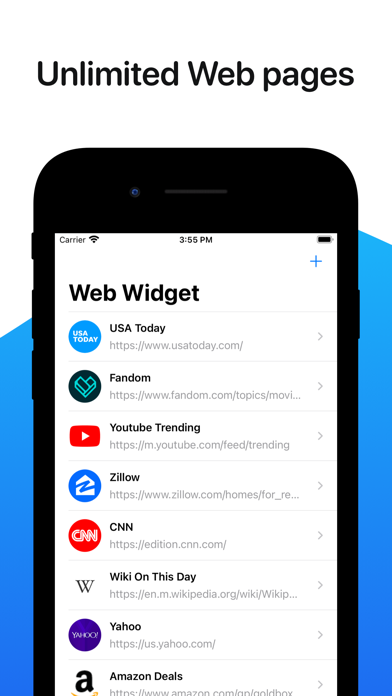 Web Widget: Webpage screenshot screenshot 3