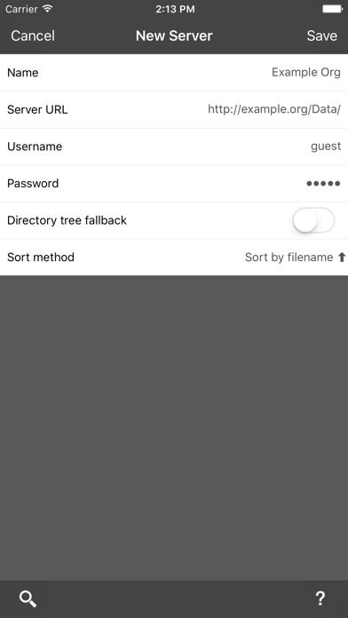 WebDAV Navigator screenshot 3