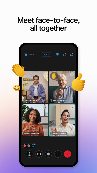 Webex Meetings screenshot 4
