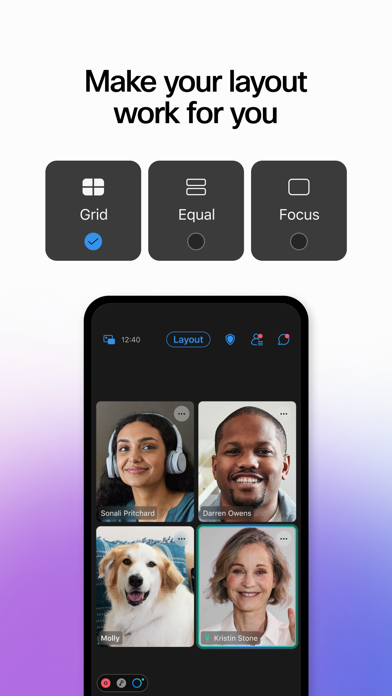 Webex Meetings screenshot 1