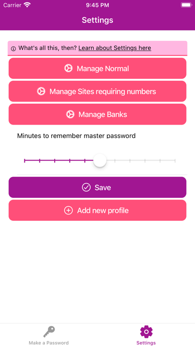 Webful PasswordMaker screenshot 4