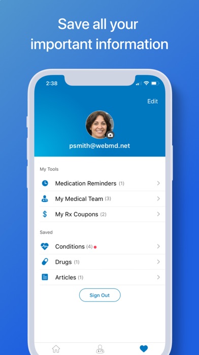 WebMD: Symptom Checker screenshot 1