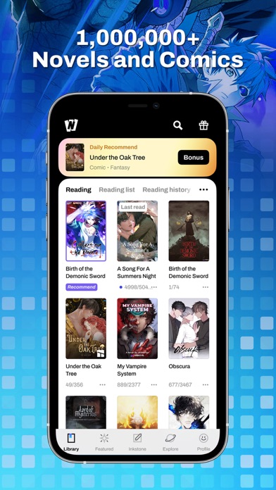 WebNovel - Read Novels & Manga screenshot 1