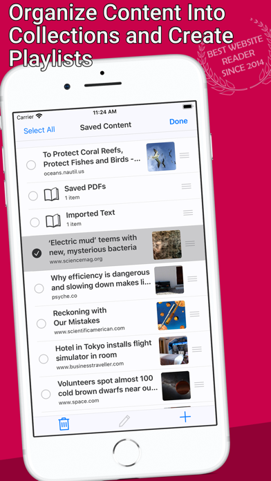 WebOutLoud: Web Text to Speech screenshot 1