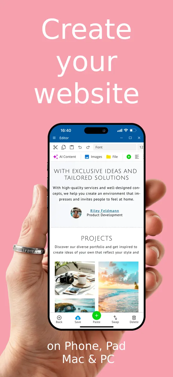 Website Builder - bluetronix screenshot 5