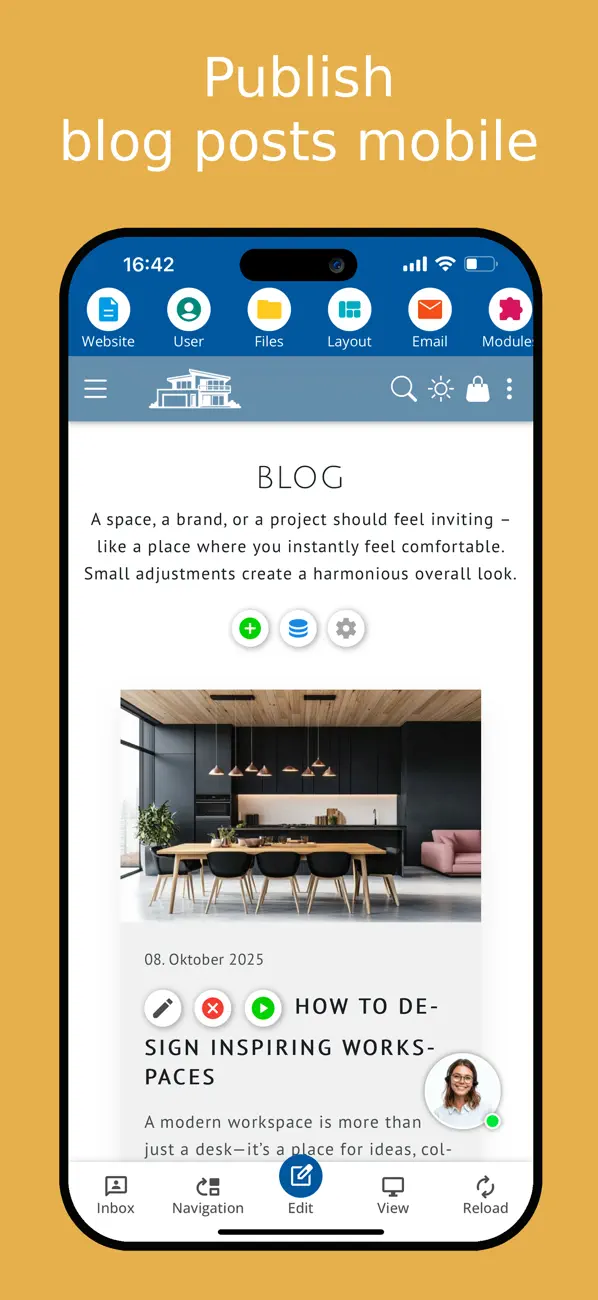 Website Builder - bluetronix screenshot 2