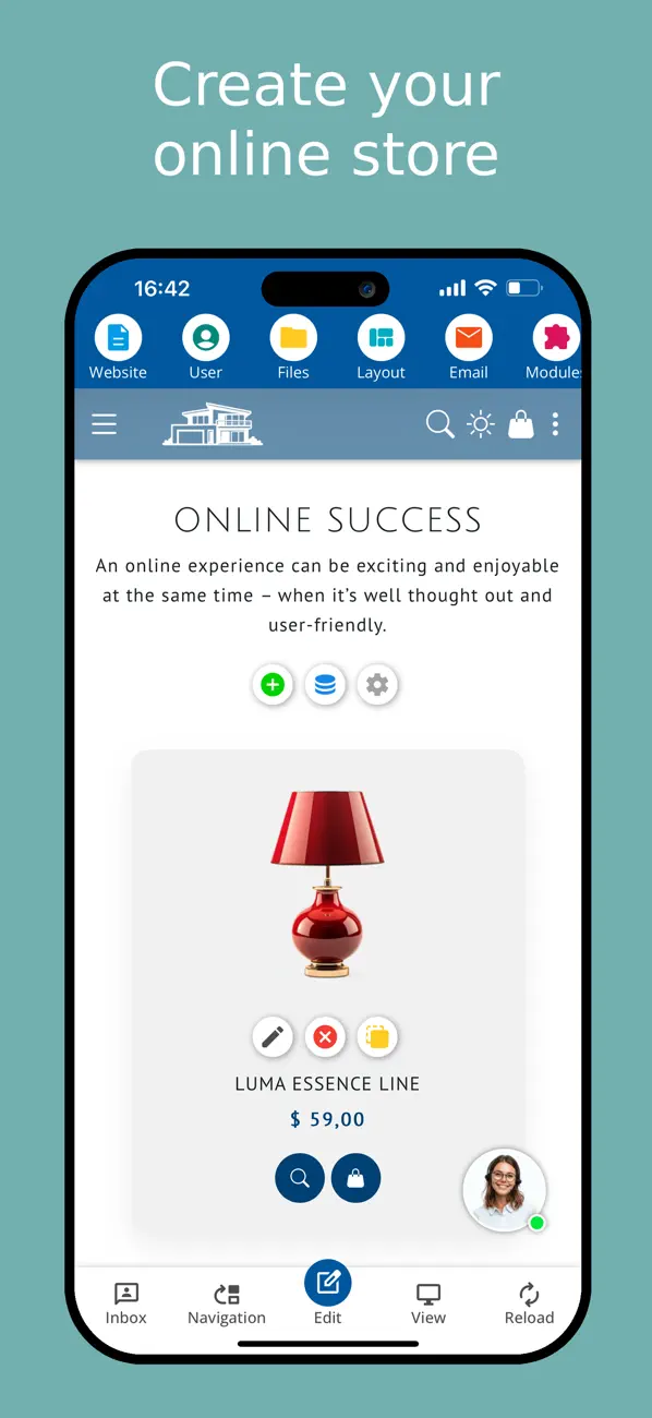 Website Builder - bluetronix screenshot 4
