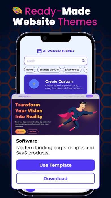Website design and builder screenshot 8