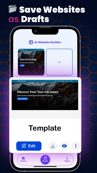Website design and builder screenshot 1