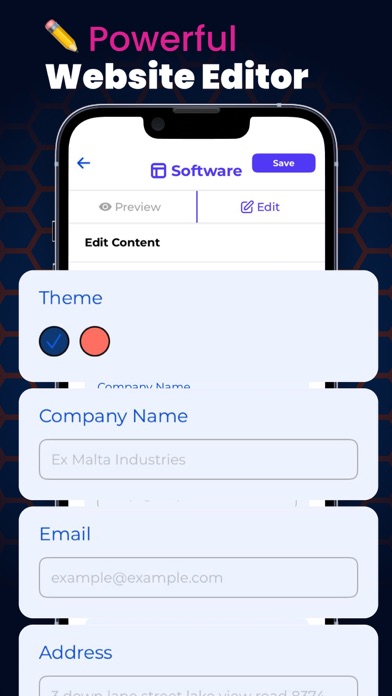 Website design and builder screenshot 3