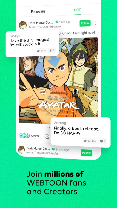 WEBTOON: Manga, Comics, Manhwa screenshot 1