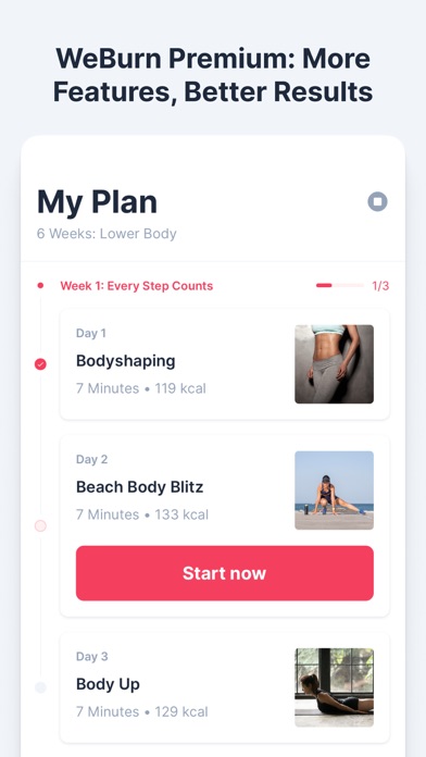 WeBurn: Home Workout for Women screenshot 3