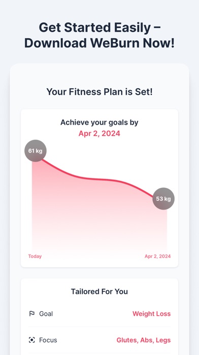 WeBurn: Home Workout for Women screenshot 1