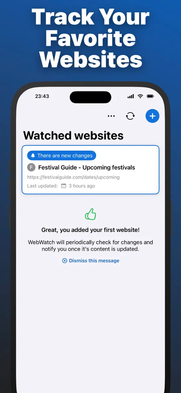 WebWatch: Website Monitor screenshot 5