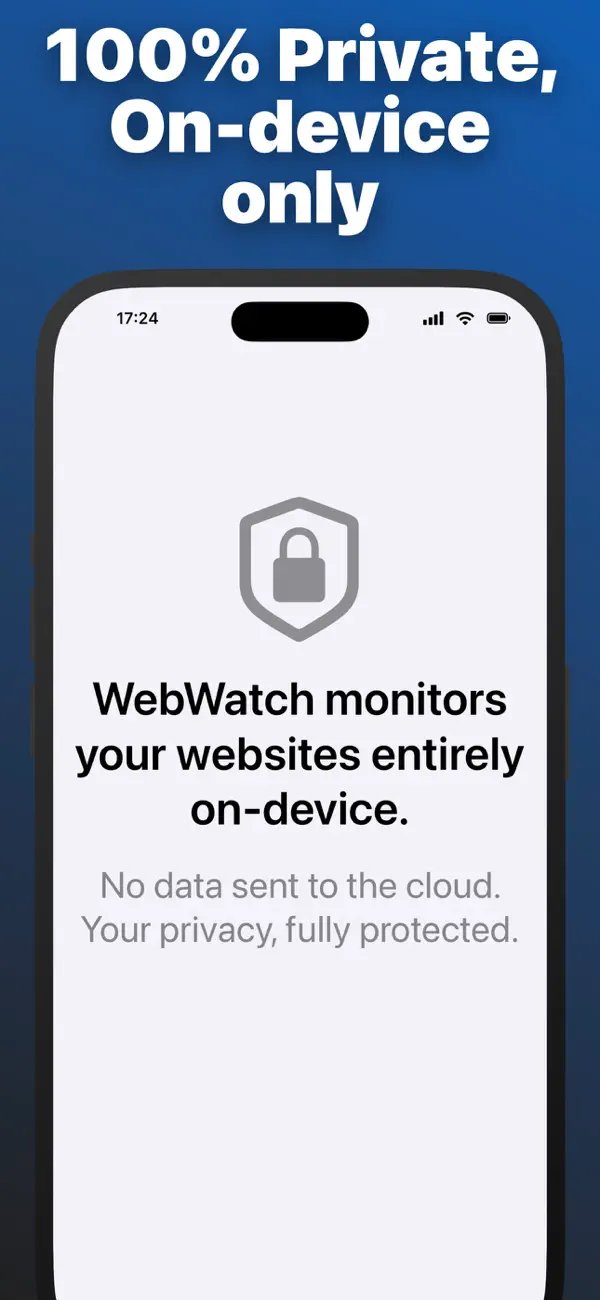 WebWatch: Website Monitor screenshot 1