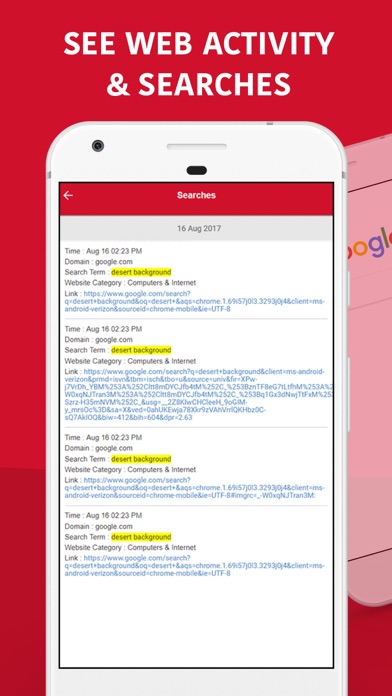 WebWatcher Parent App screenshot 1