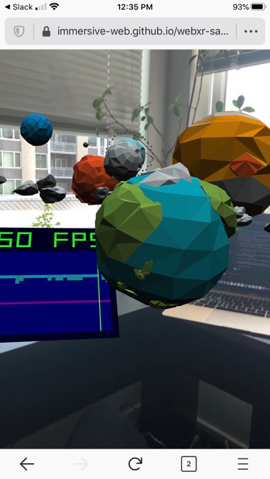 WebXR Viewer screenshot 2