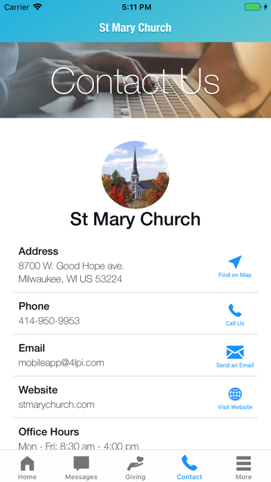 WeConnect Parish App screenshot 1