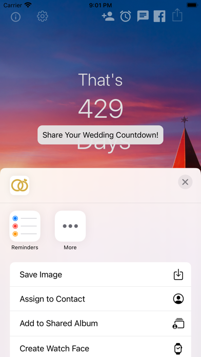 Wedding Countdown Widget screenshot 1