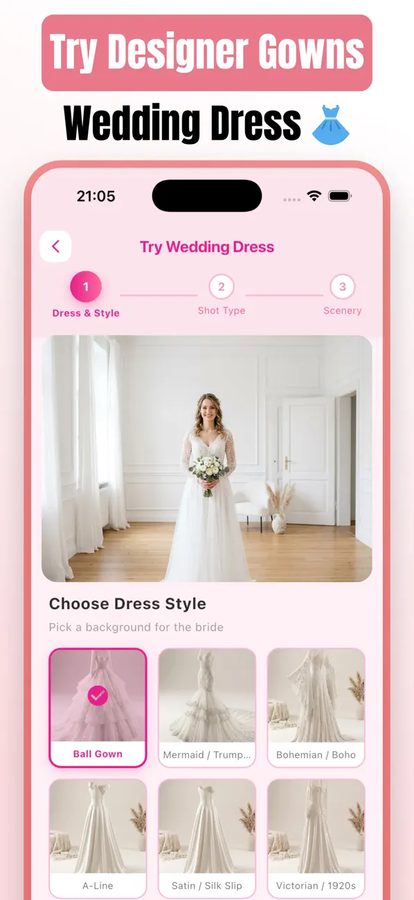 Wedding Dress Try On: Bride AI screenshot 4
