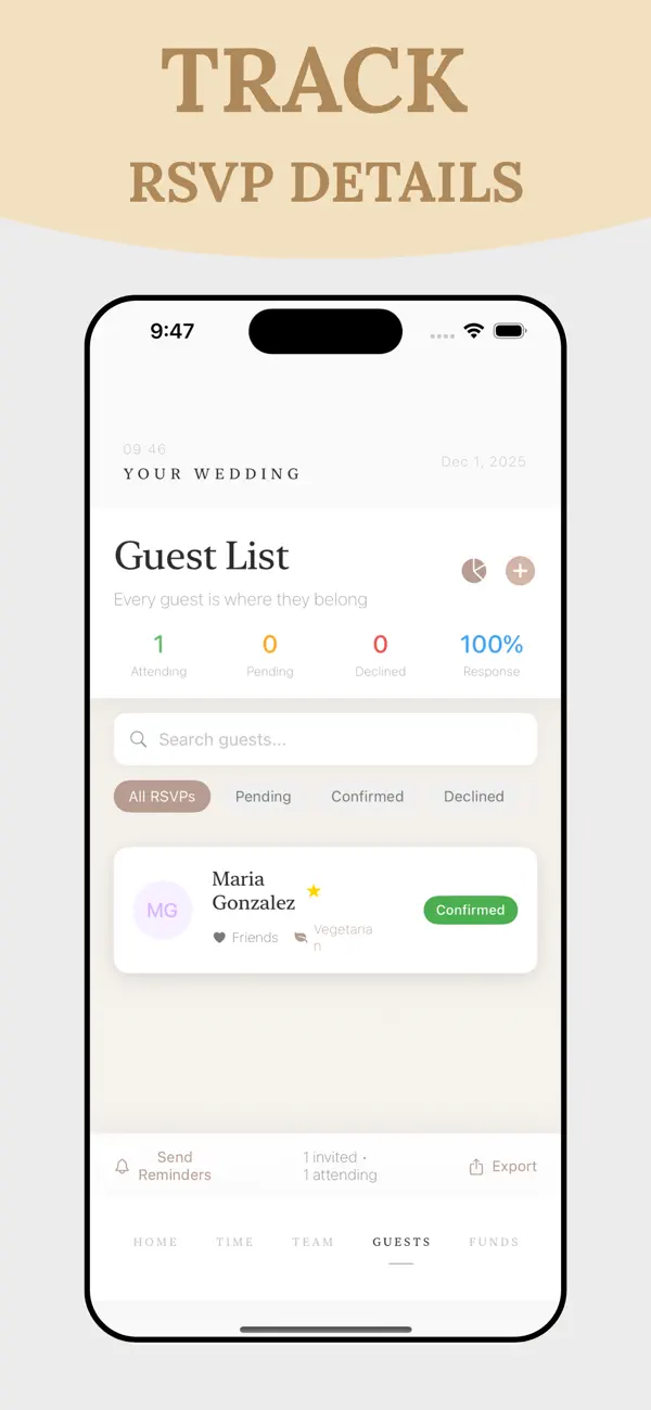 Wedding Planner: BridePlan screenshot 1