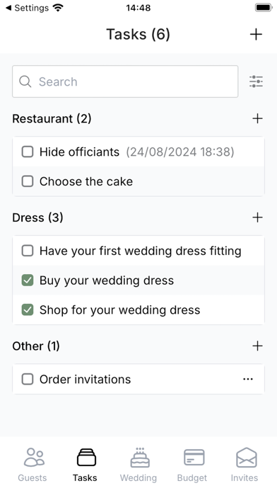Wedding Planner - No Stress! screenshot 1