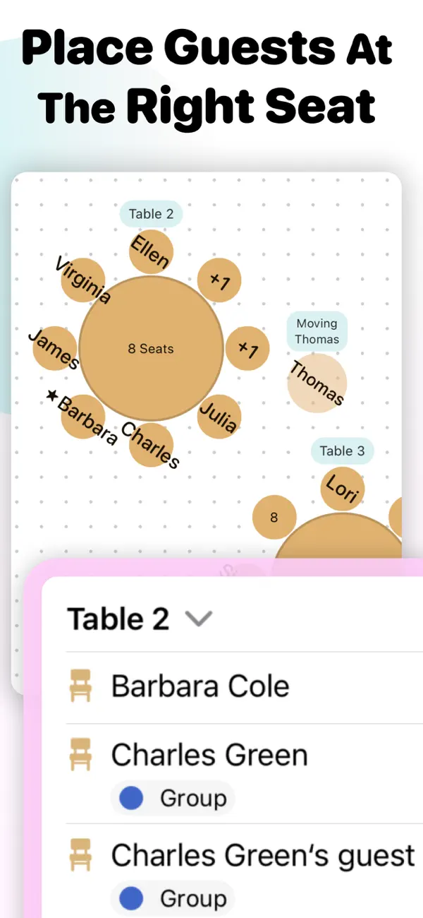 Wedding Seating Chart Planner screenshot 1