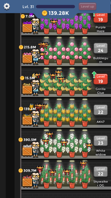 Weed Factory Idle screenshot 1