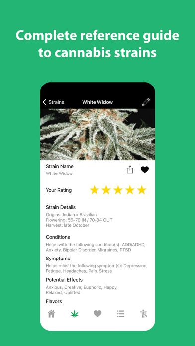 WeedPro: Cannabis Strain Guide screenshot 1