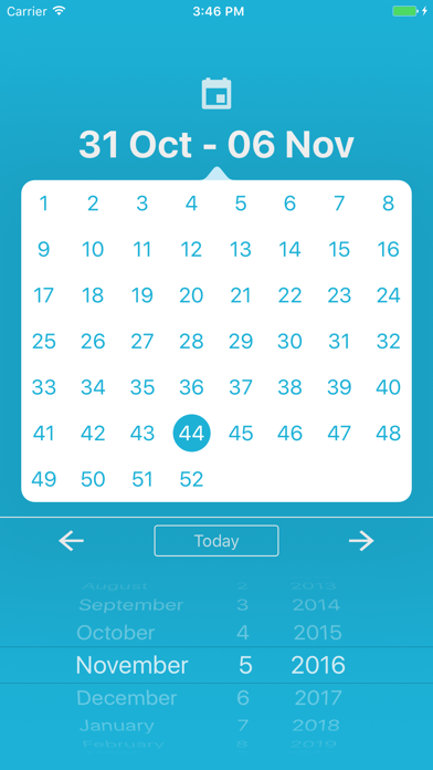 Week# Frost° screenshot 1
