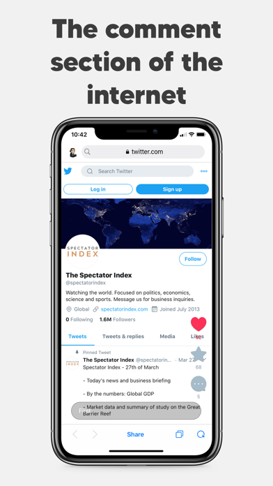 Weekend - The Social Browser screenshot 4