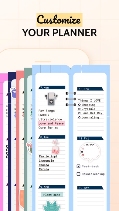 Weekly Planner: Agenda Journal screenshot 2