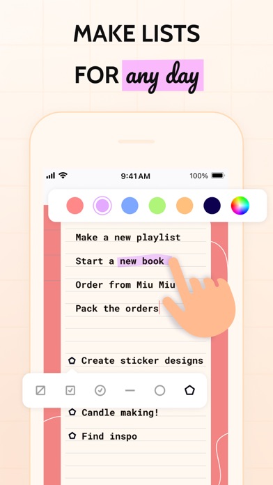 Weekly Planner: Agenda Journal screenshot 1