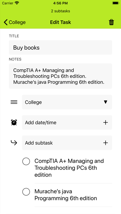 WeeTask - Quick Todo List screenshot 4