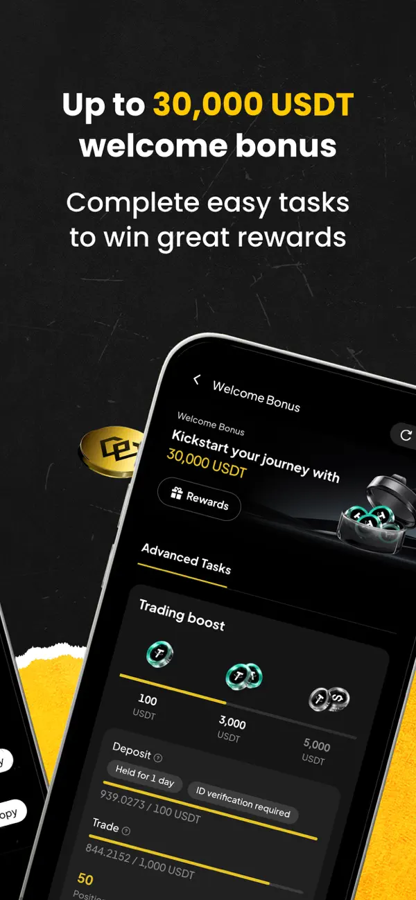 WEEX - Buy Bitcoin & Crypto screenshot 1